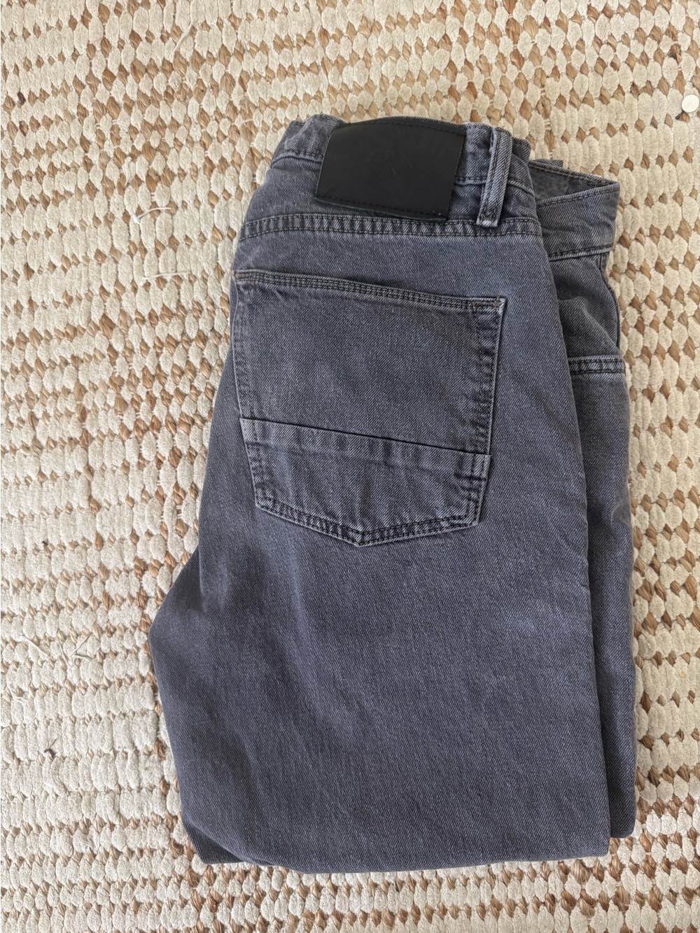 Roark Men's Faded Black Slim Straight Jeans